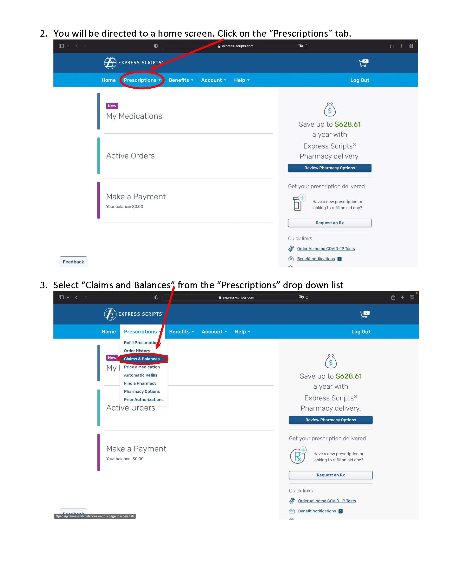 EXPRESS SCRIPTS TUTORIAL Massachusetts Organization of State